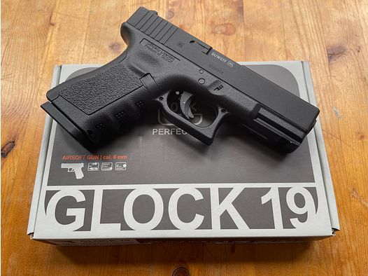 Softair Glock 19 CO₂ - ab 18, <2,0 J