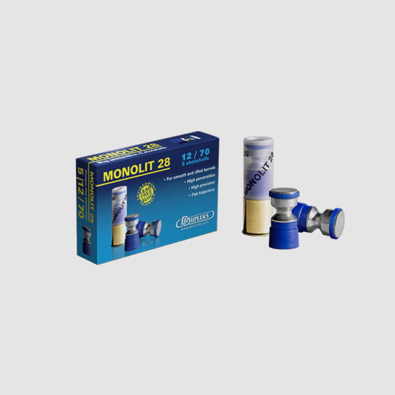 DDupleks 01-01220 Monolit 28 12/70 28,4g Steel Slug Flintenlaufgeschoss Bleifrei 5 Stk.