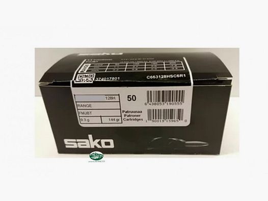 SAKO Munition Kal. 6,5X55 SE 144 gr. FMJBT Range 128H