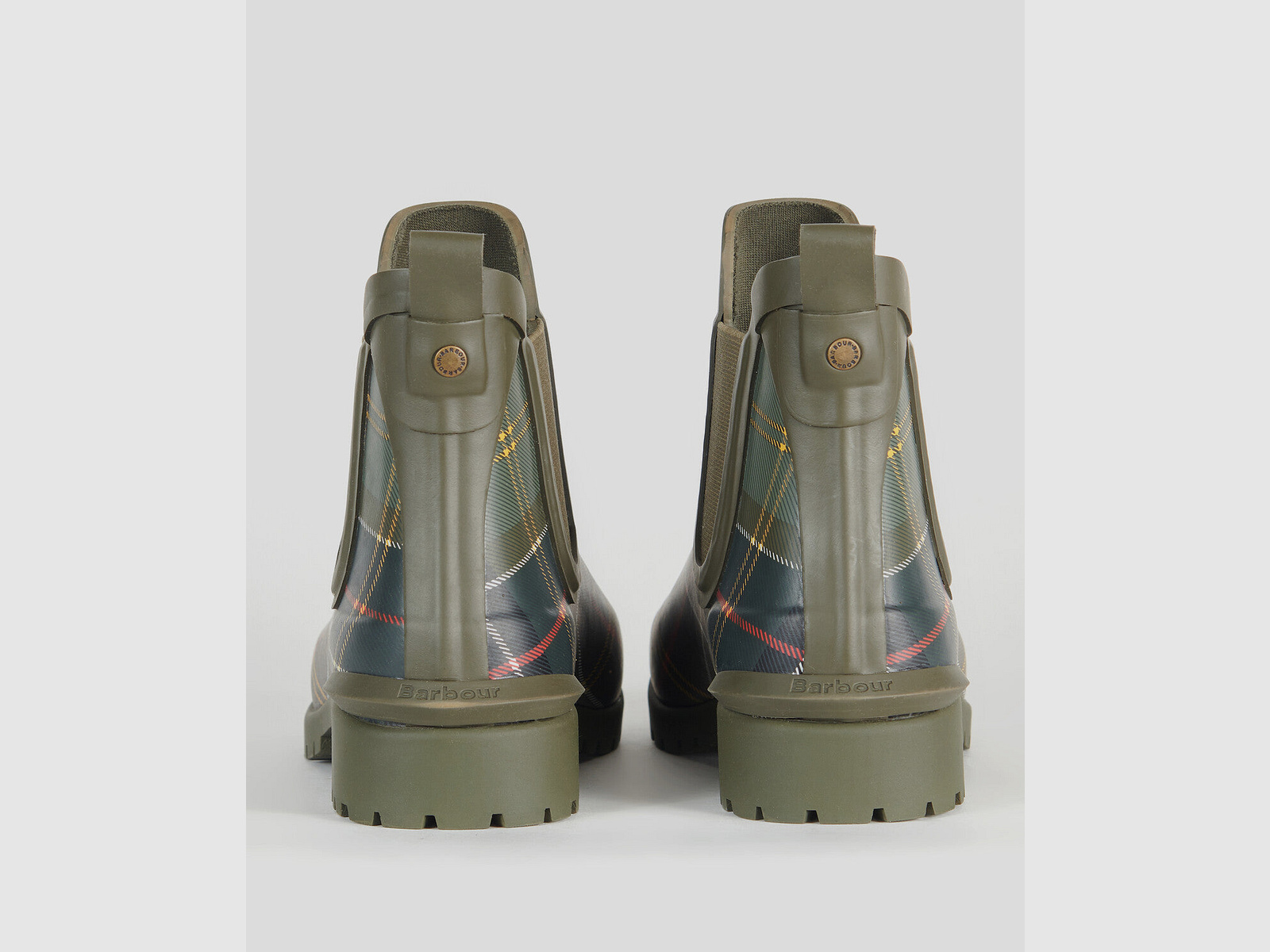 Barbour Wilton Tartan Gummistiefel kurz