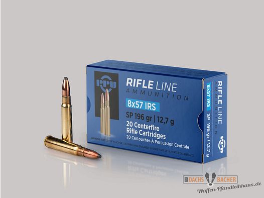 PPU Privi Partizan 8x57 JRS 12,7g/196gr SP Teilmantel 20 Schuß