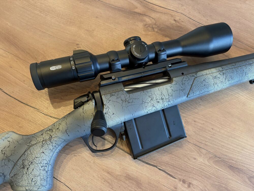 Bergara B14 inkl. Meopta 3-15x50, Dentler--Montage, Jaki Schalldämpfer 7mmPRC