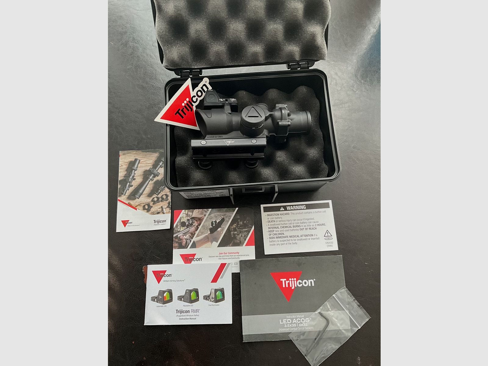 Trijicon LED ACOG 4x32 Scooe plus Adjustable Trijicon RMR