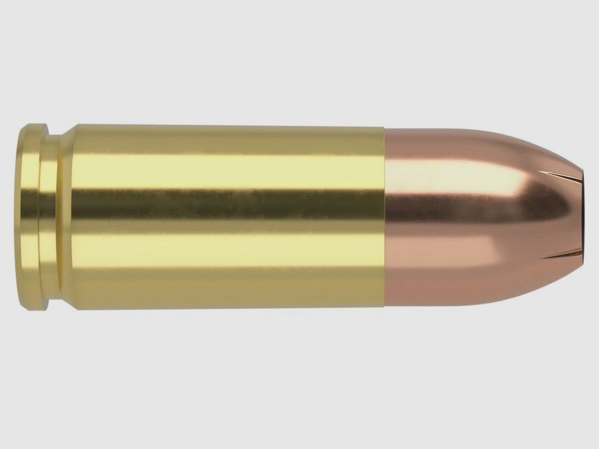 Cartucce per pistola Nosler ASP, pronte per il silenziatore (147 grs./9,53 g JHP), confezione da 50 colpi