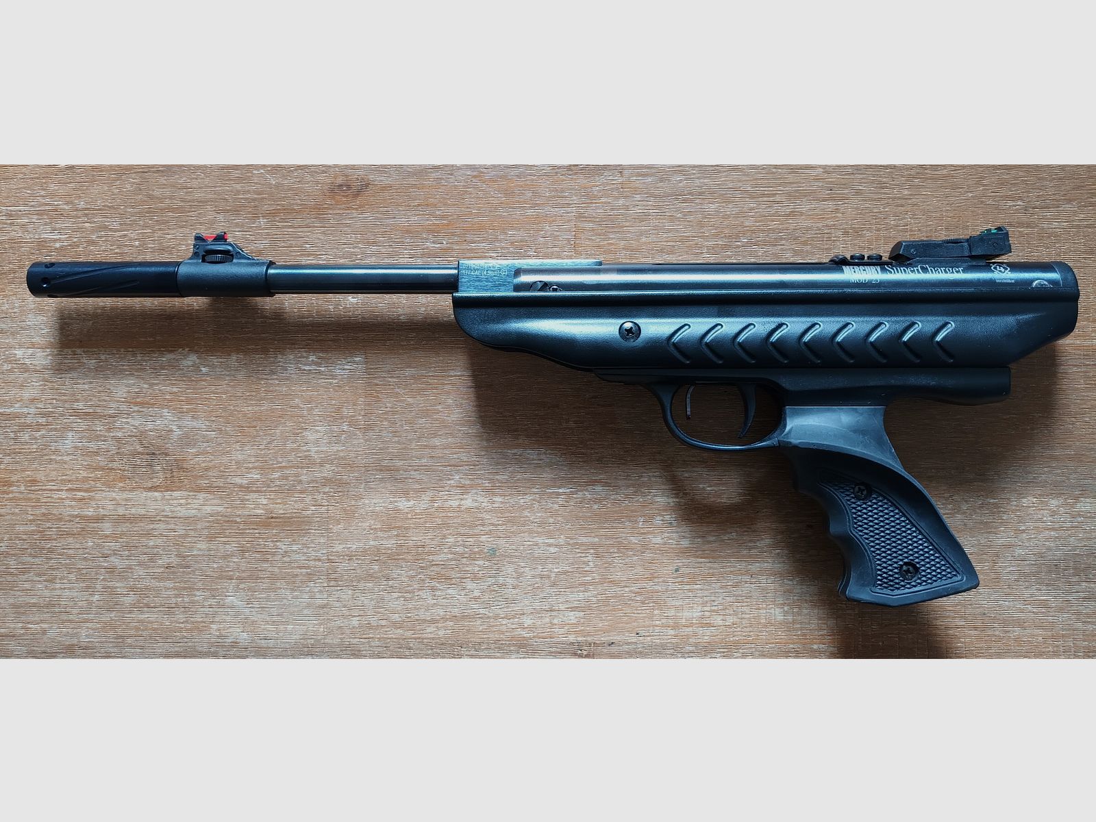 Knicklauf Luftpistole Mercury 25 Super Charger Kaliber 4,5 mm  + Umarex Schalldämpfer