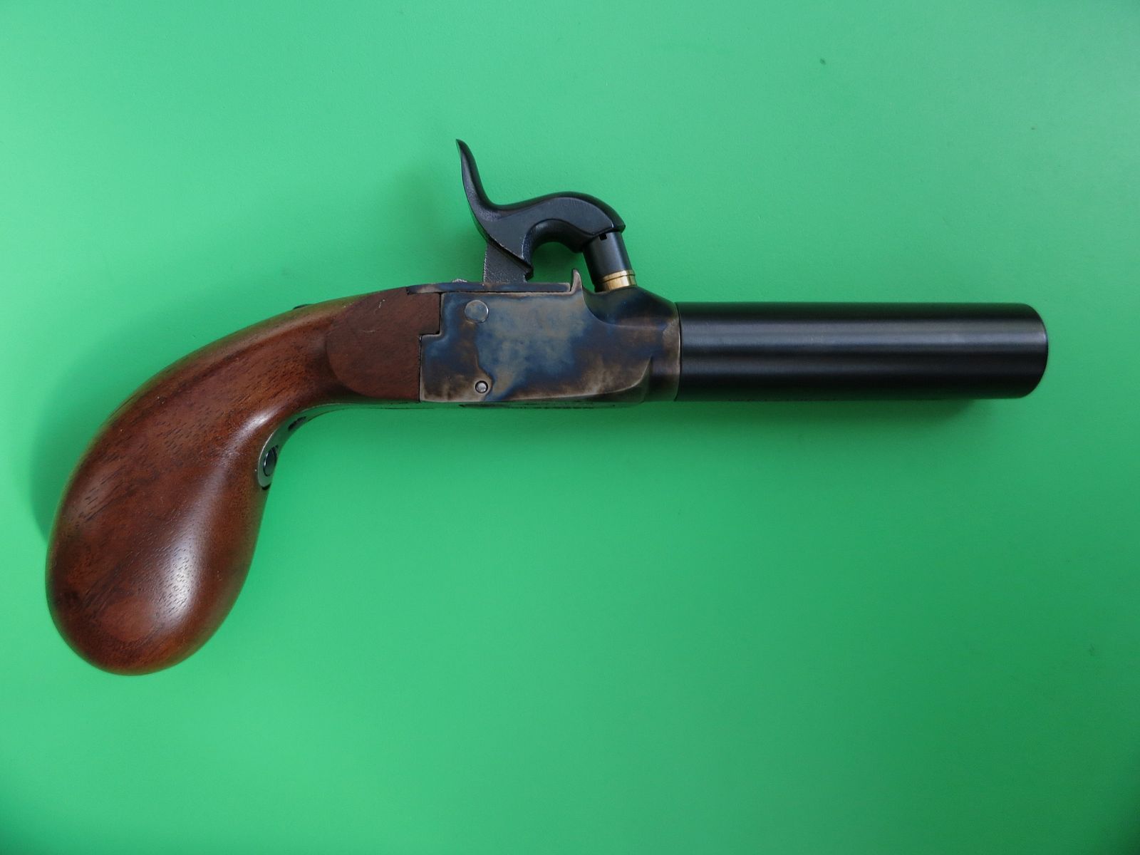 DP Davide Pedersoli Liegi Derringer Standard, cal. .44, come nuovo! Carabina a avancarica a percussione #10