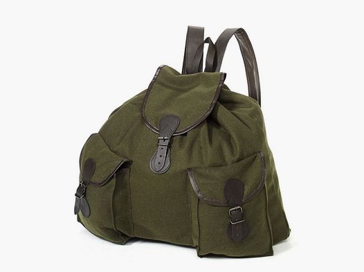 Hunting backpack loden-like fabric