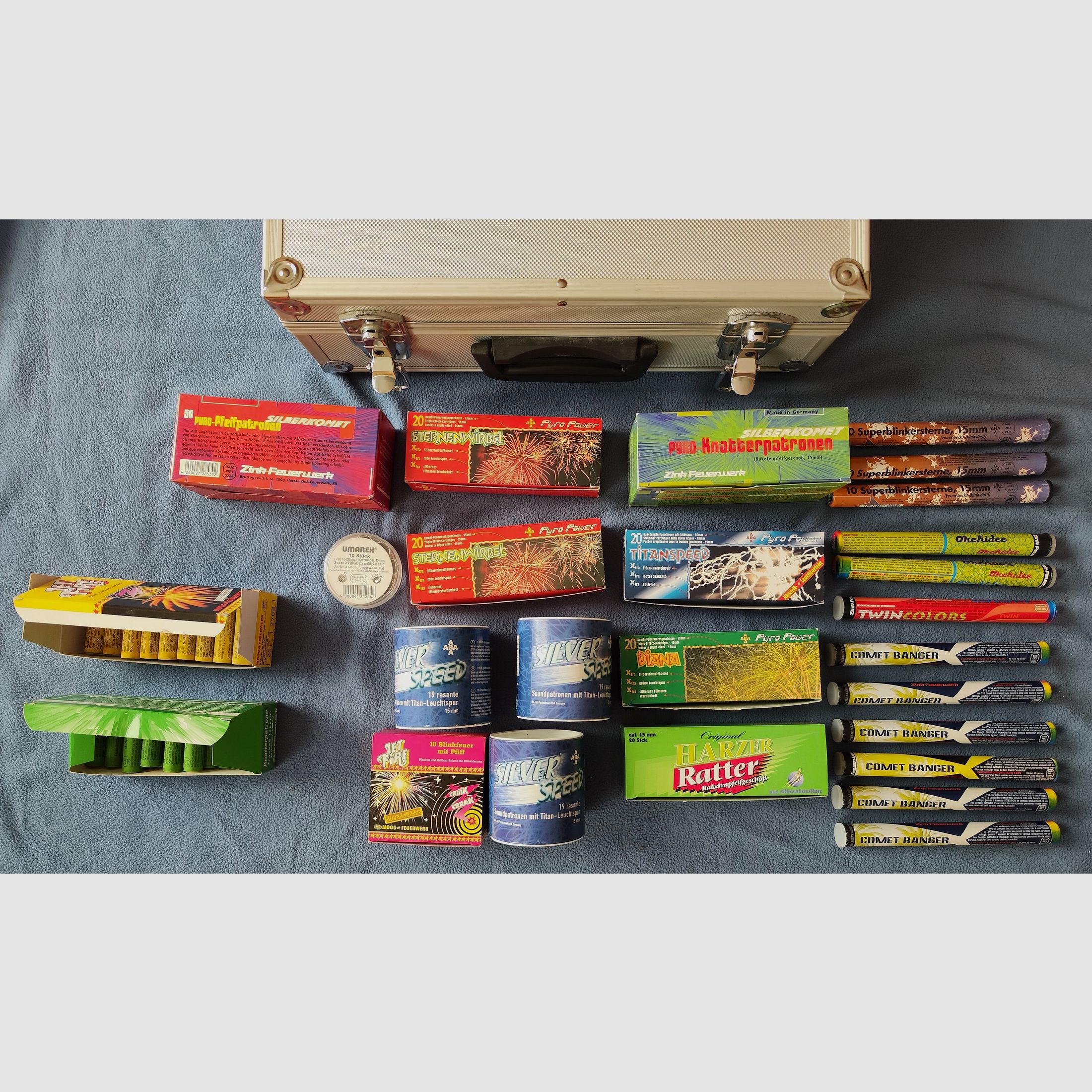 Raketenpijlen Pyro Power ABA Umarex Metalen Koffer