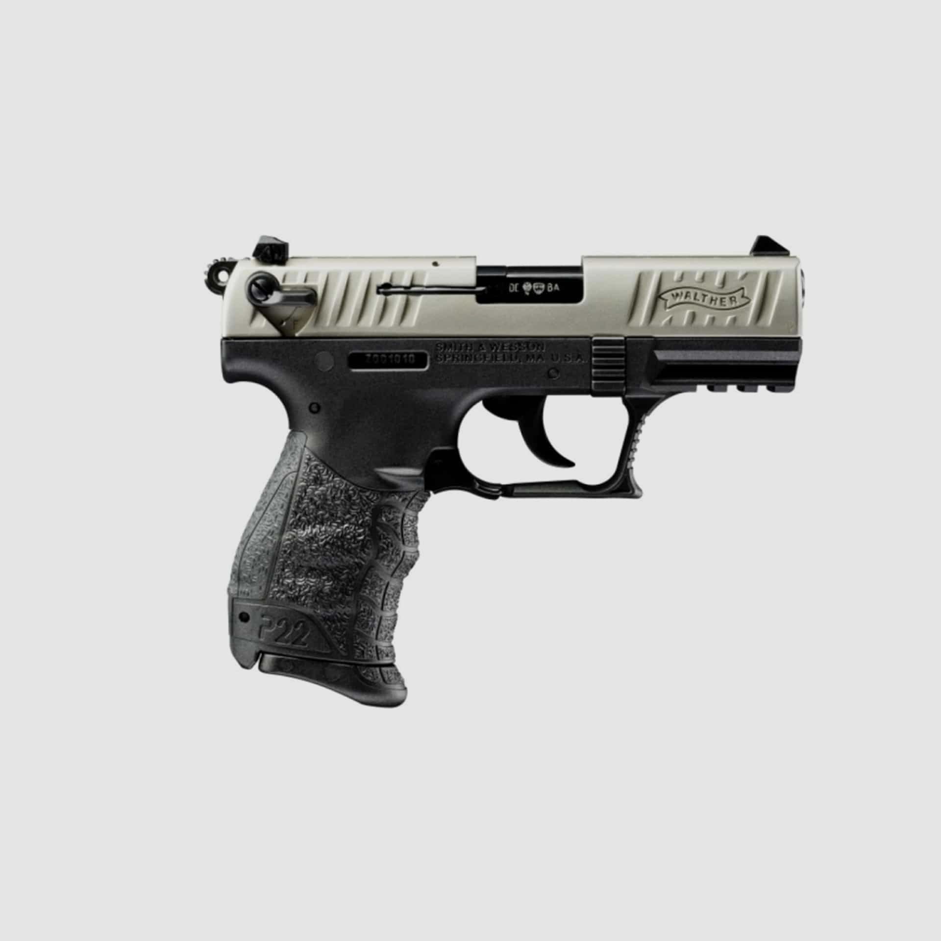 Walther P22Q 3 Dual Tone Nickel 4″ – .22lr., Bild 2 von 3