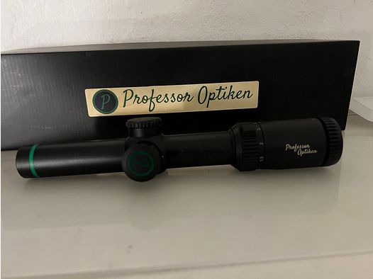 Staffelsee - 1-8x24 LD V2 Zieloptik/Zielfernrohr mit Leuchtfaser-Absehen 4 - mit vollvergütetem LD-Glas für Drückjagd/Bewegungsjagd - robust, stickstoffgefüllt & schussfest