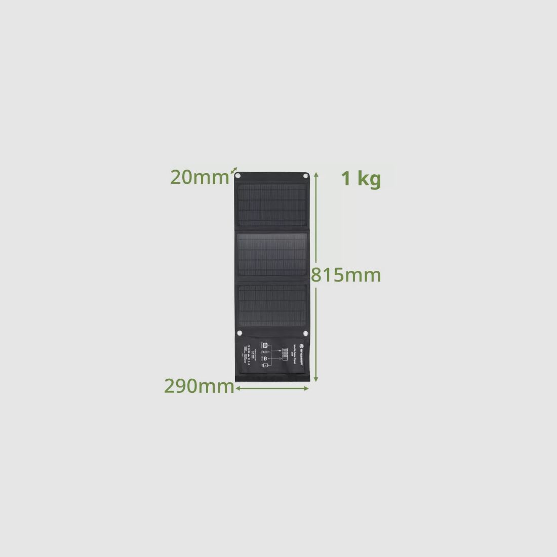 Mobiles Solarladegerät BRESSER mit 21 Watt und USB- und DC-Ausgang, Bild 11 von 13