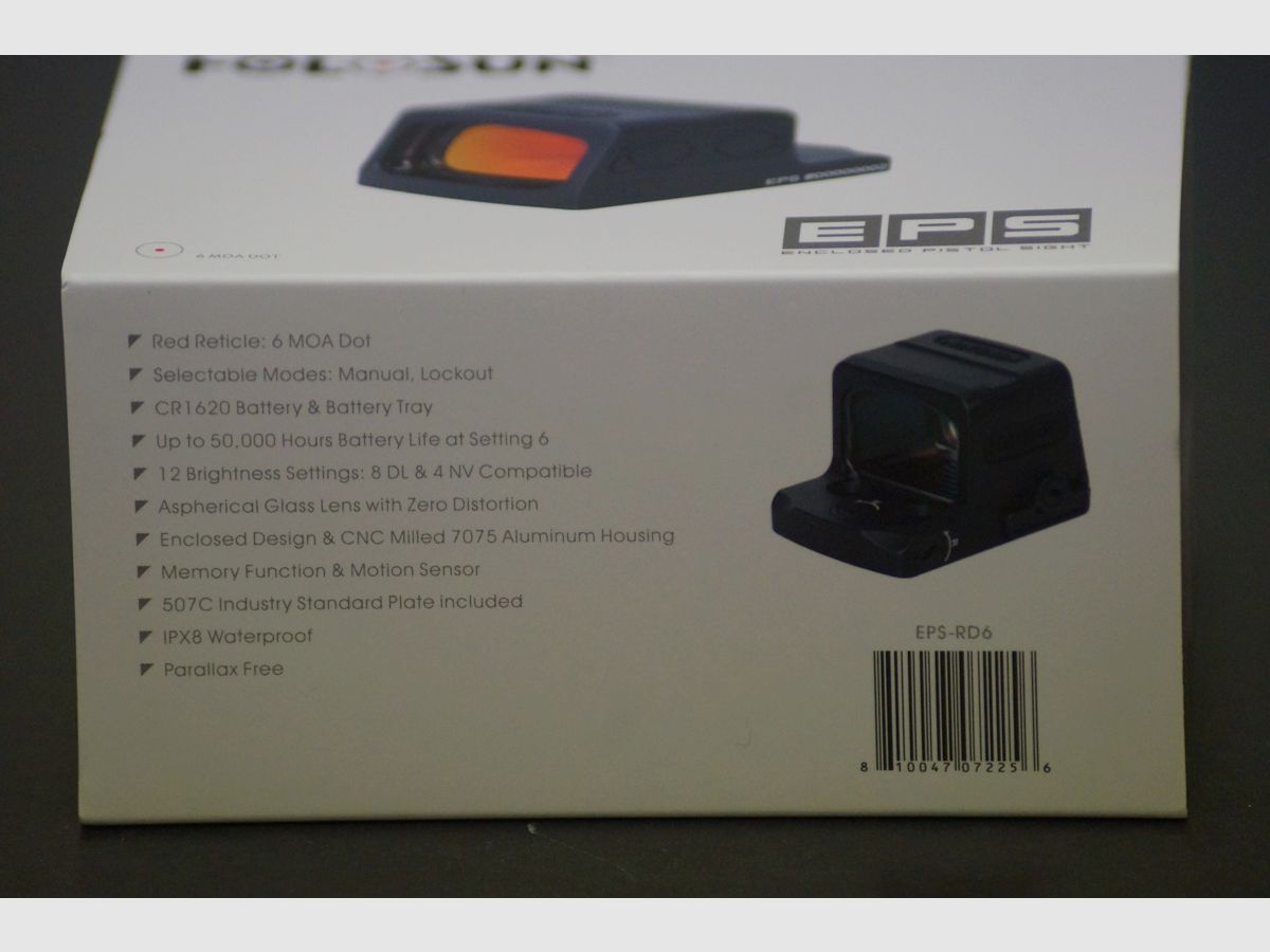 Holosun EPS 6 MOA Red Dot Sight, afbeelding 5 van 5