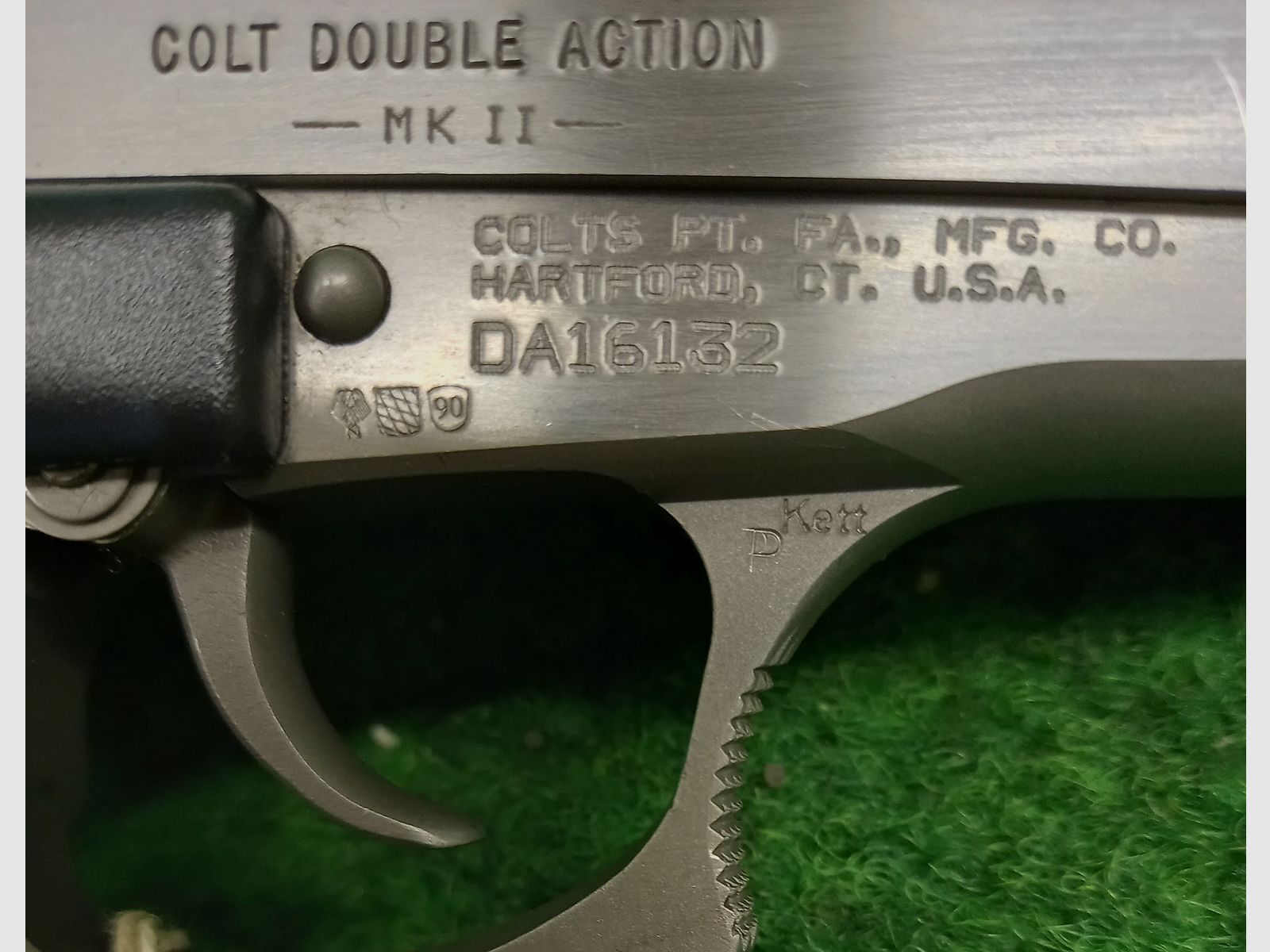 Colt Double Eagle pistol in .45 AUTO caliber in stainless steel,