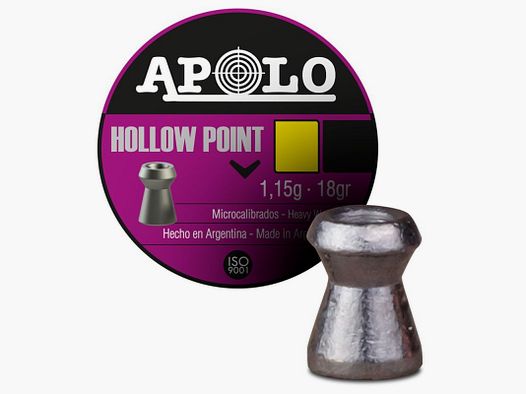 Balín APOLO Hollow Point 4,5 mm(.177)