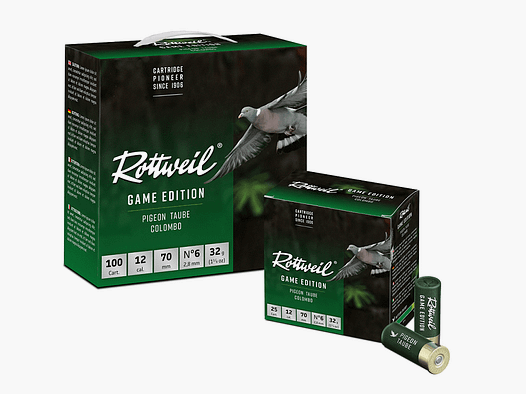 Rottweil Game Edition Piccione 12/70 2,8 mm - 100 pz.