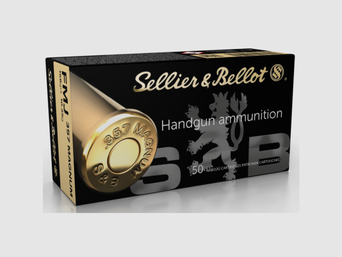357 Magnum S&B FMJ 158gr VE50