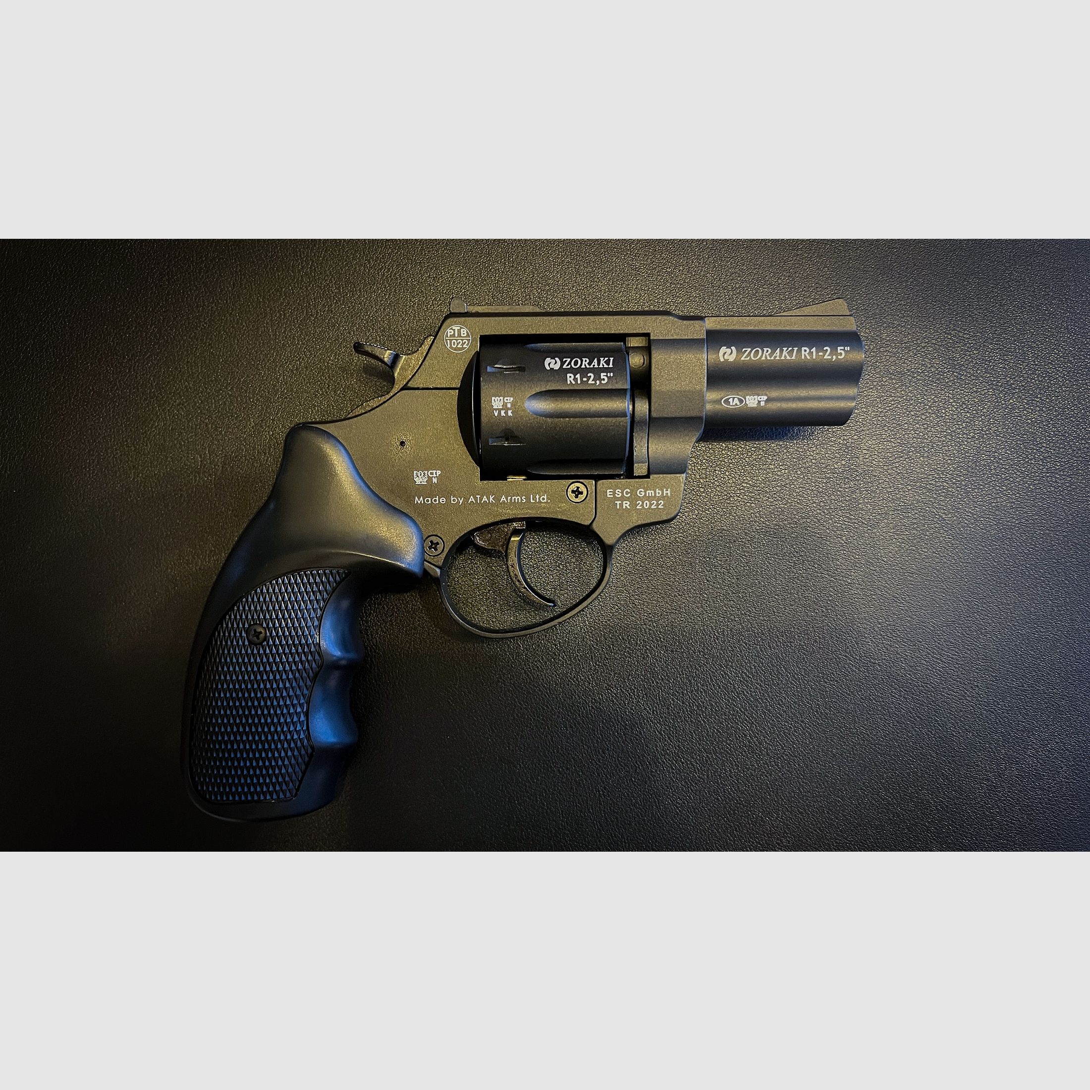 (NEU) Zoraki R1 Revolver 2,5“ schwarz P.A.K 9mm