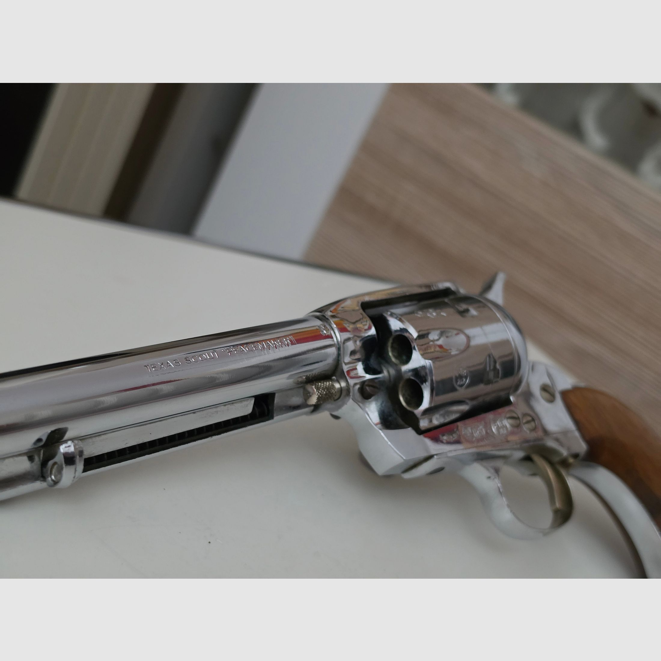 Revolver HS Texas Scout Peacemaker Mod. 121  PTB 242  9mm Knall