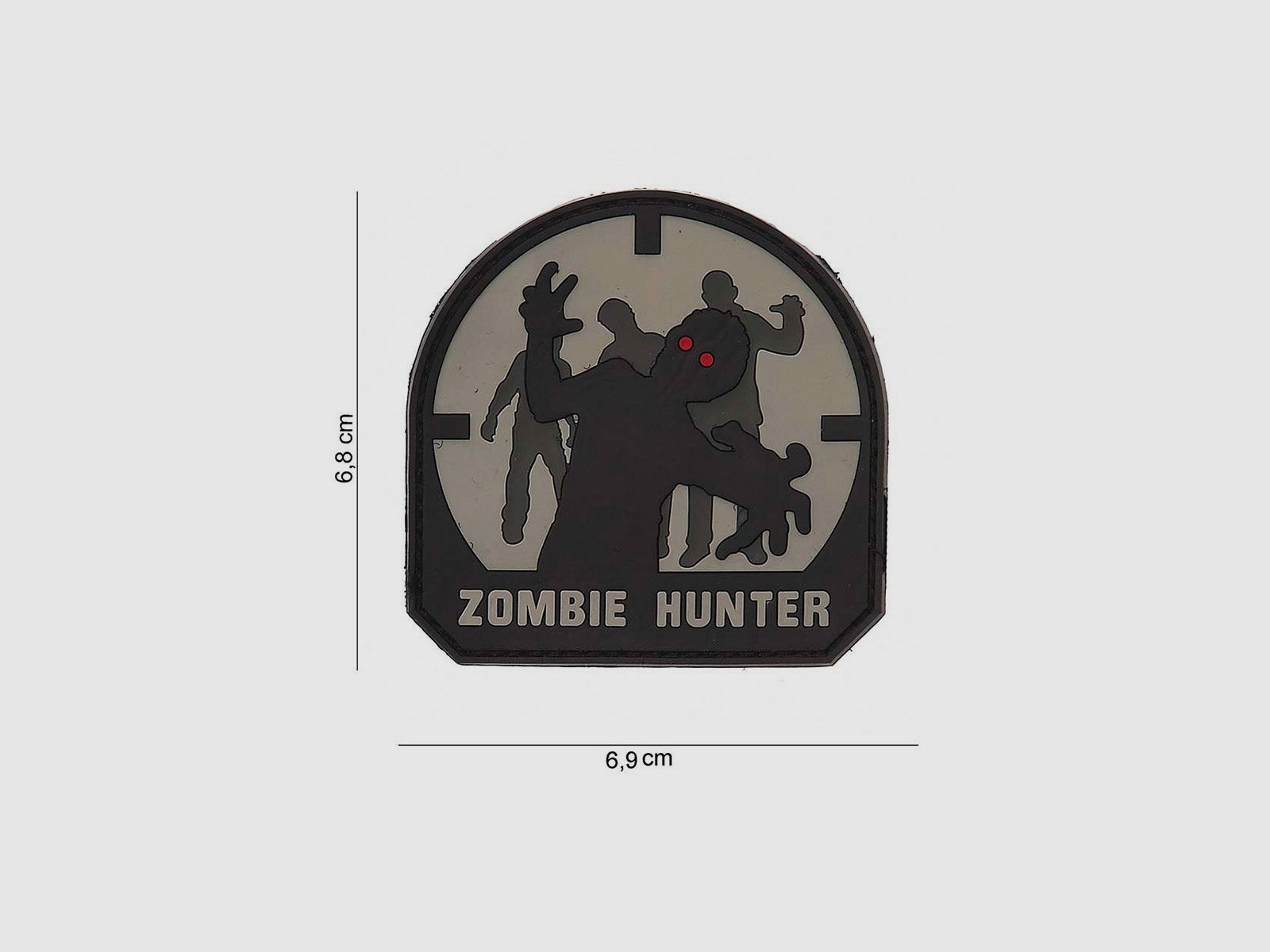 PATCH – 3D PVC ZOMBIE HUNTER SWAT #12033