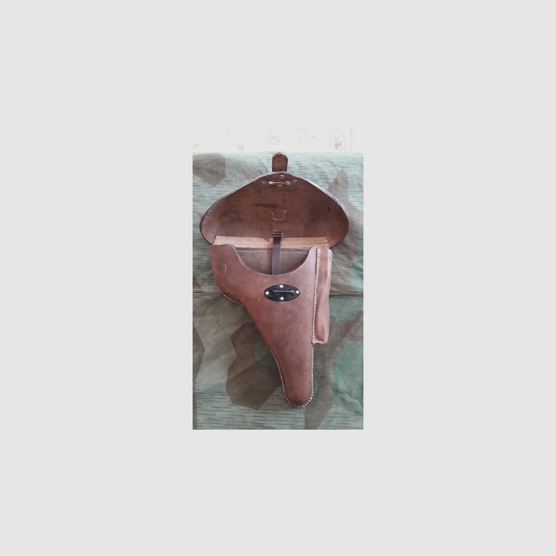 Pistolentasche Leder P38 WKII WH, braun