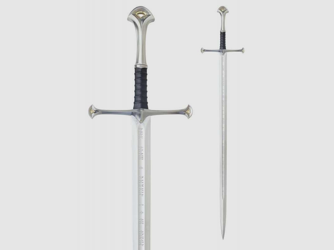 Heer der Ringen Anduril Vlam van het Westen Zwaard van koning Elessar