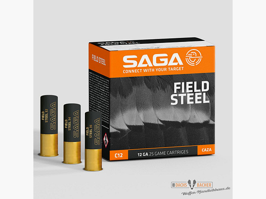 Saga Field Steel 12/70 No. 3 oder 5 mit 32g Vorlage 25 Schuß