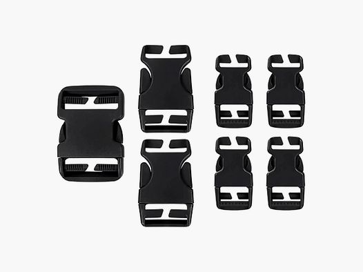 Condor Outdoor Kit di riparazione fibbia nero