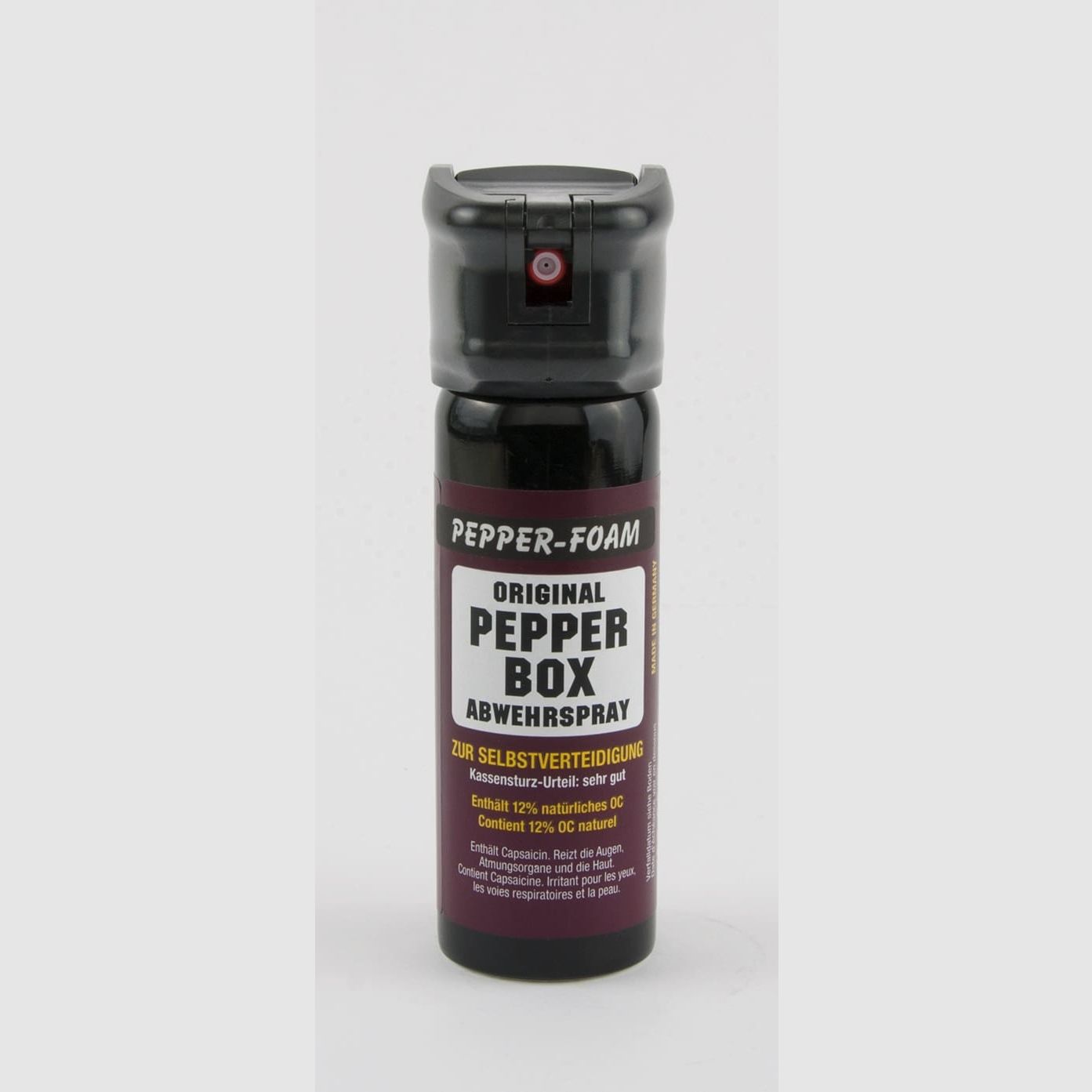 Spray al pepe Pepper-Box Schiuma Flip-Top Cappuccio, immagine 1 di 2