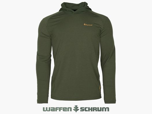 Hoodie Pinewood Ochrona przed insektami Zielony mech