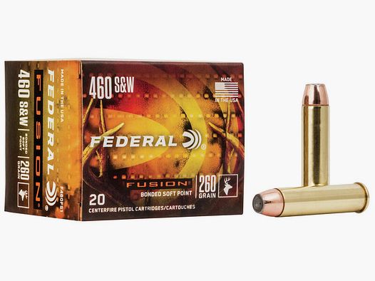 Federal Fusion .460 S&W 260GR SP 20 Patronen