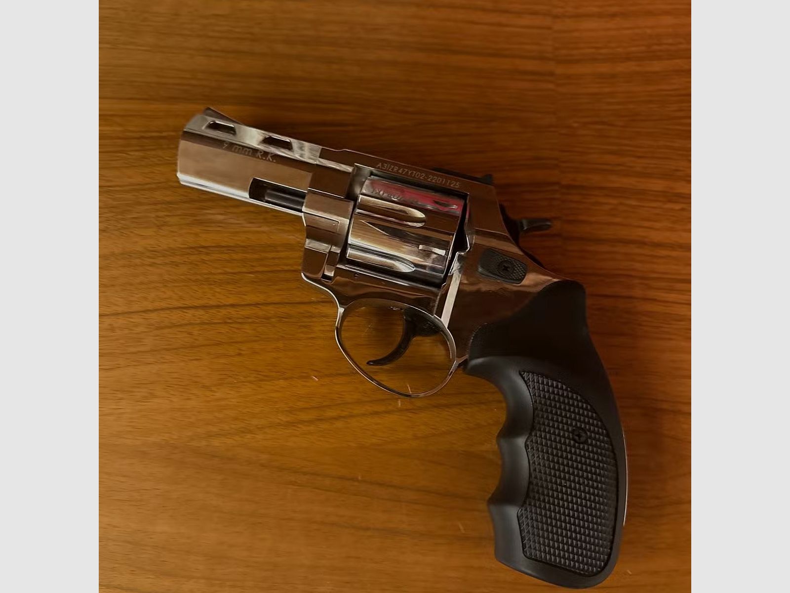 Pistola de fogueo Zoraki R2 negra 3 pulgadas cromo