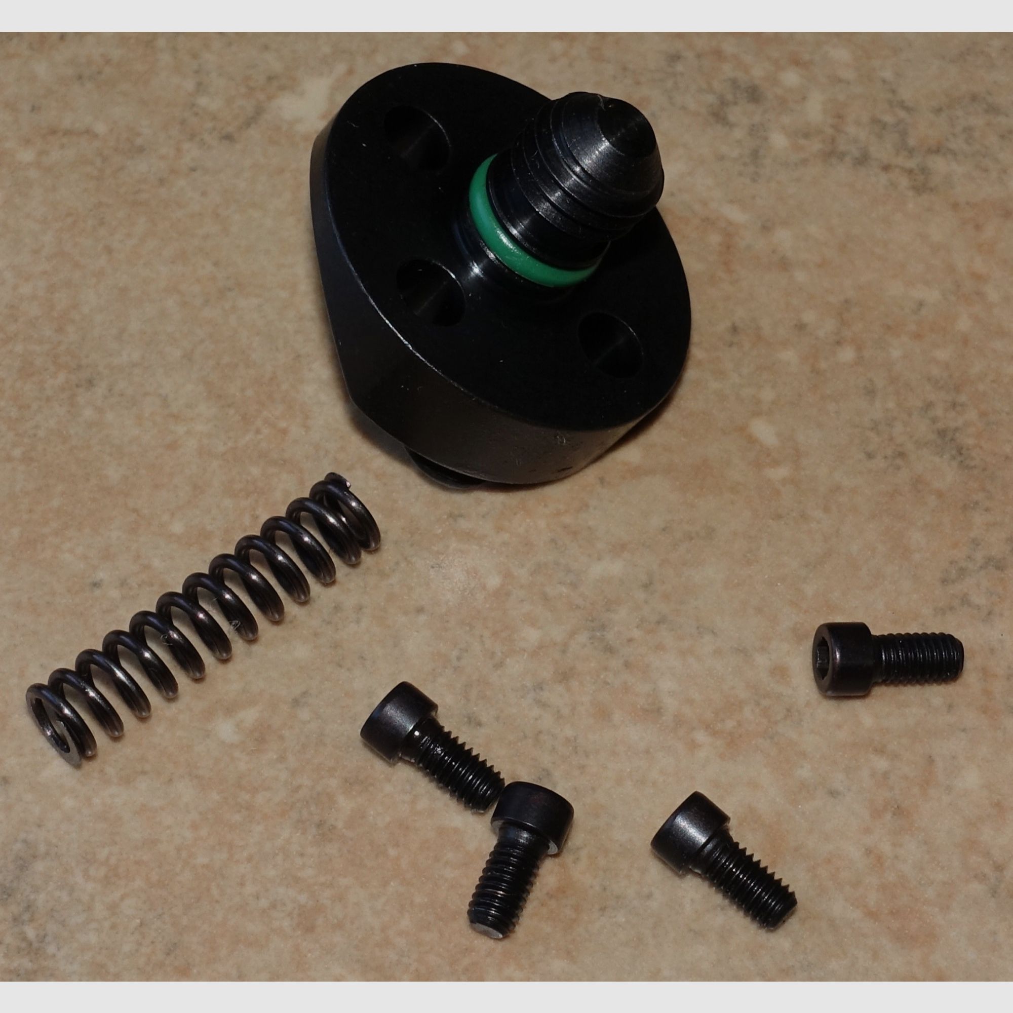 Steyr CO2 Druckminderventil (Aufnahme) + Schrauben + Feder