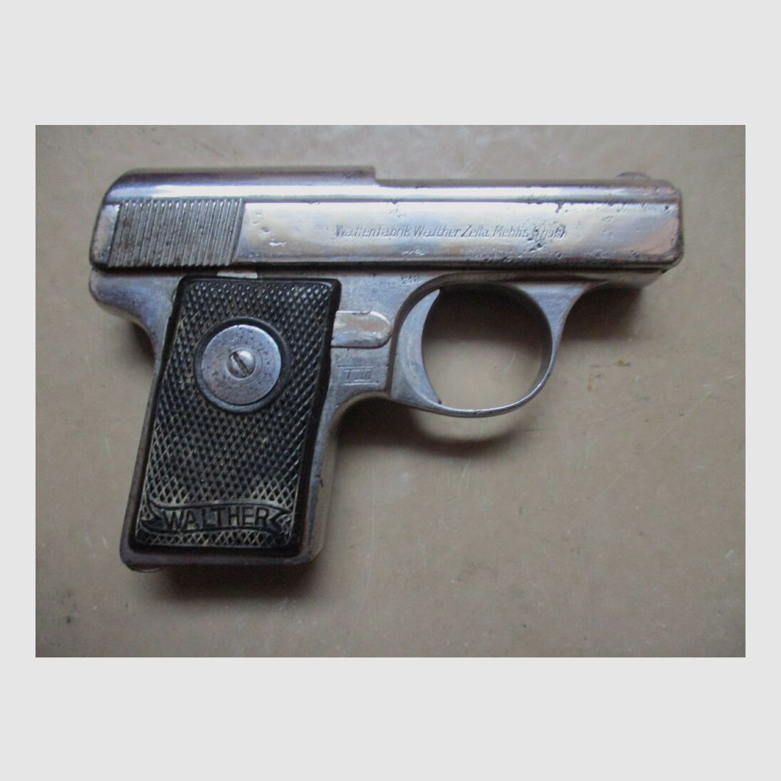 Pistola Walther Mod. 9 Nickel 6,35 mm 9