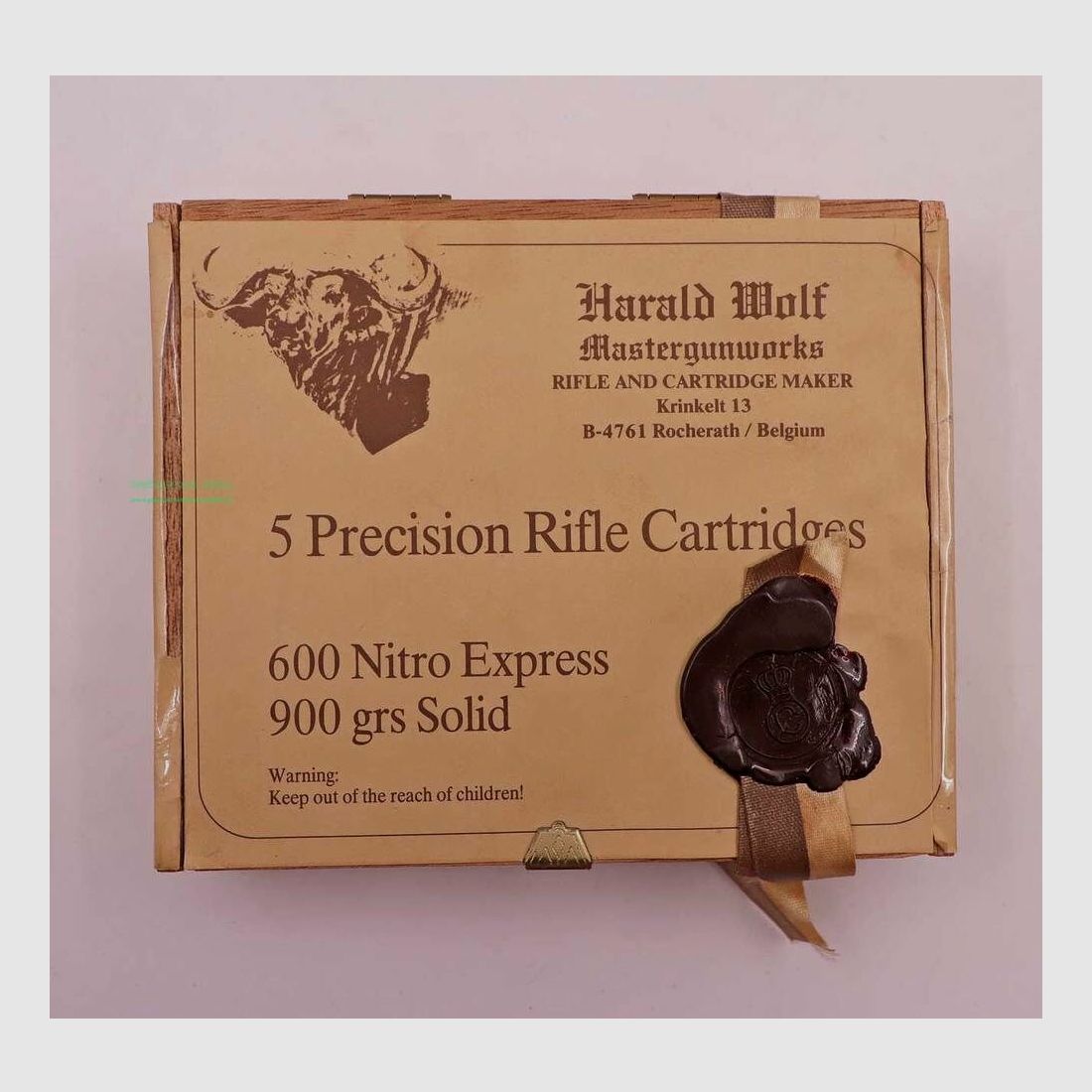 Harald Wolf, Belgium cartridge cases