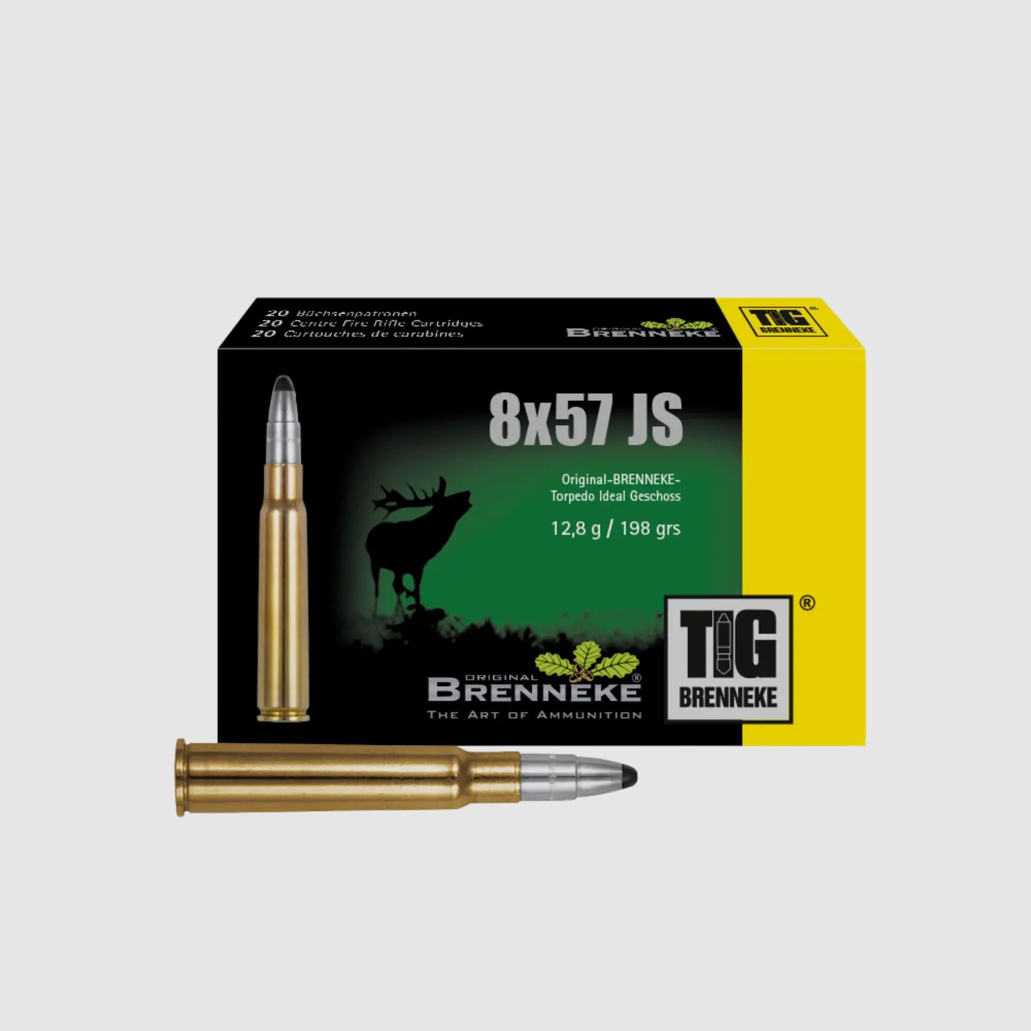 Brenneke 8x57JS TIG 198grs 20 cartuchos