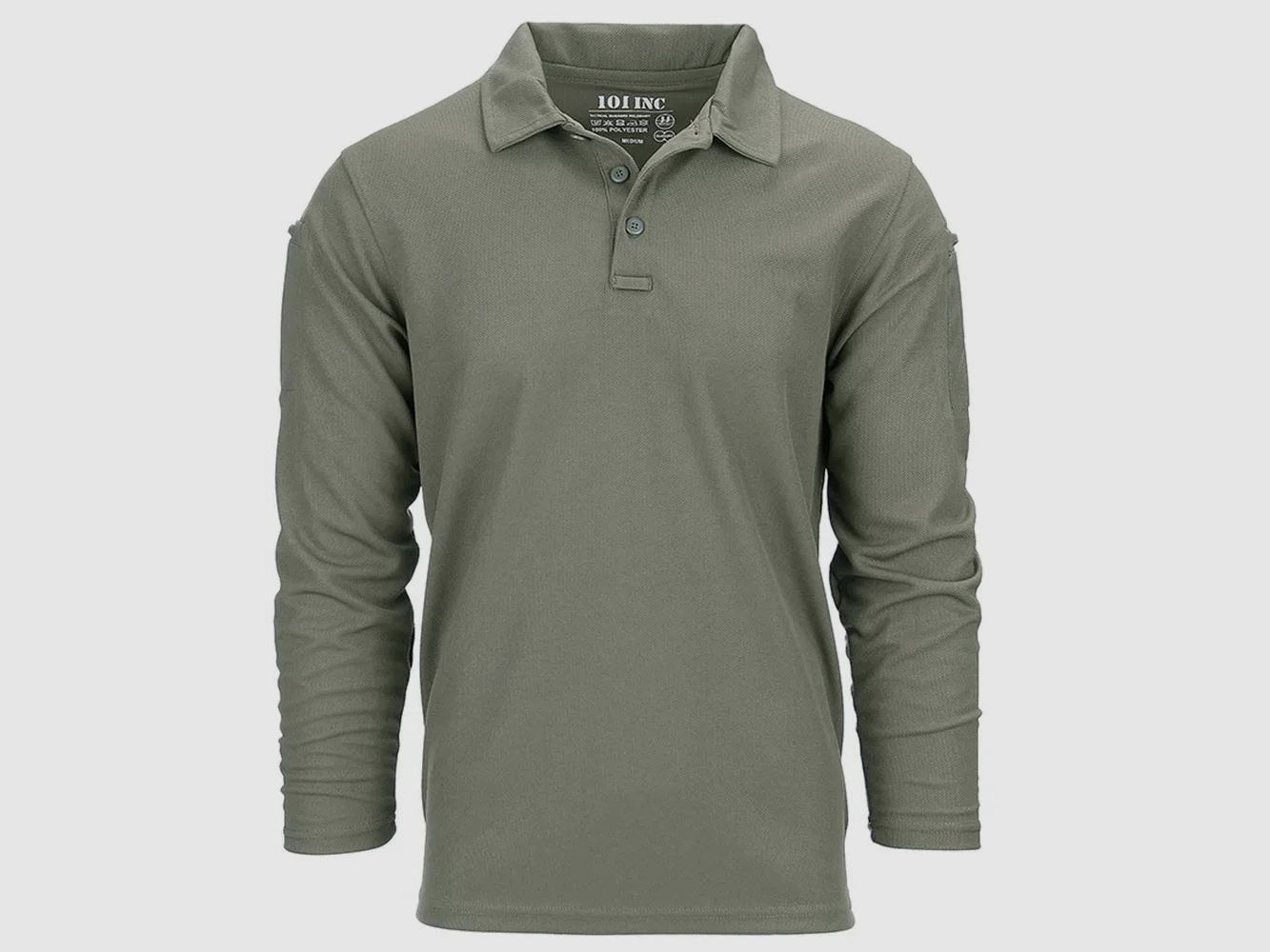 101 INC Longsleeve Tactical Polo Sneldrogend