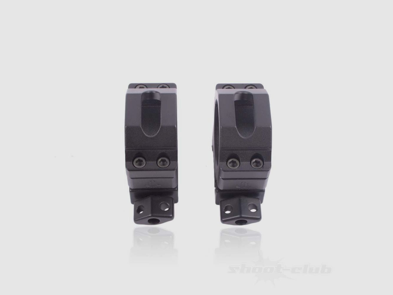 Anelli di Montaggio UTG Bassi - 30mm per Binario da 22mm Larghezza 22mm, immagine 3 di 5