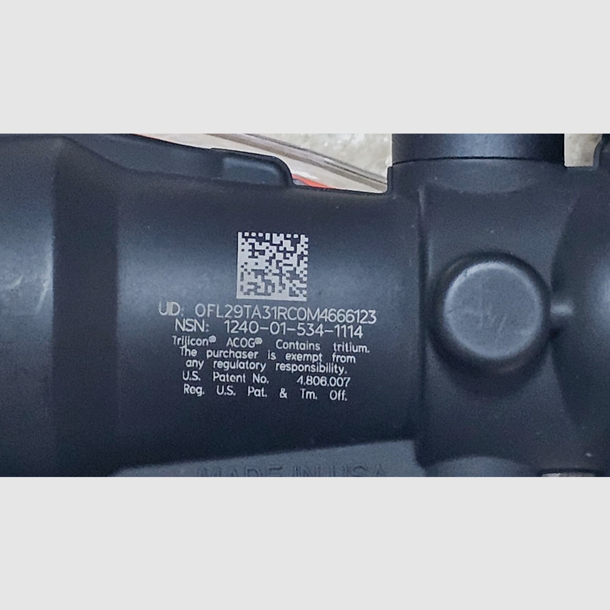 Trijicon ACOG TA31 RMR .223 BDC, Militairglas van de VS, NIEUW