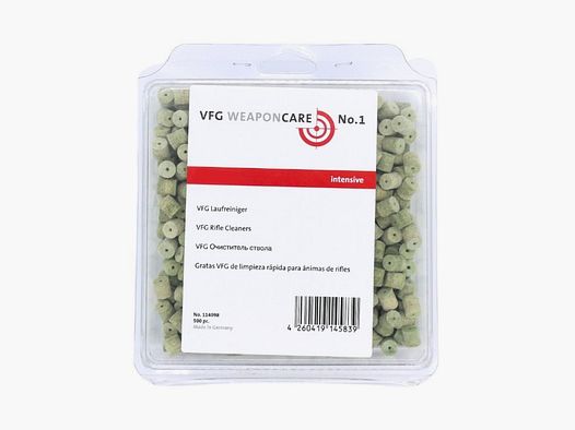 VFG Barrel Cleaner Intensive / 500 pcs 6mm Cleaning Accessories for Weapons