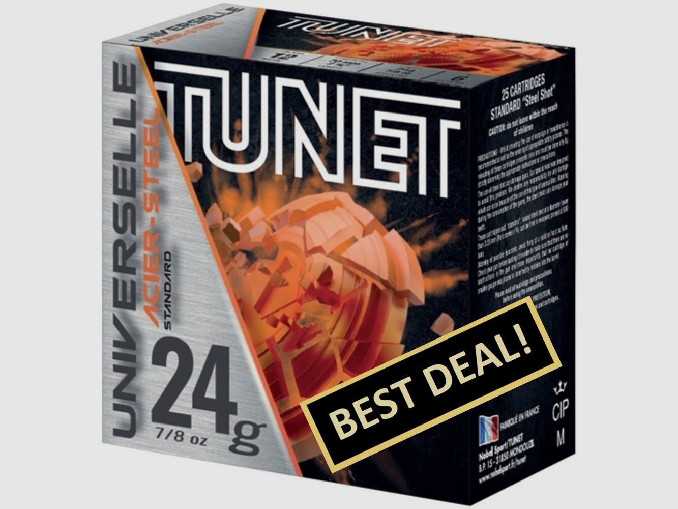 Tunet Universelle 2,5mm 24g 12/70