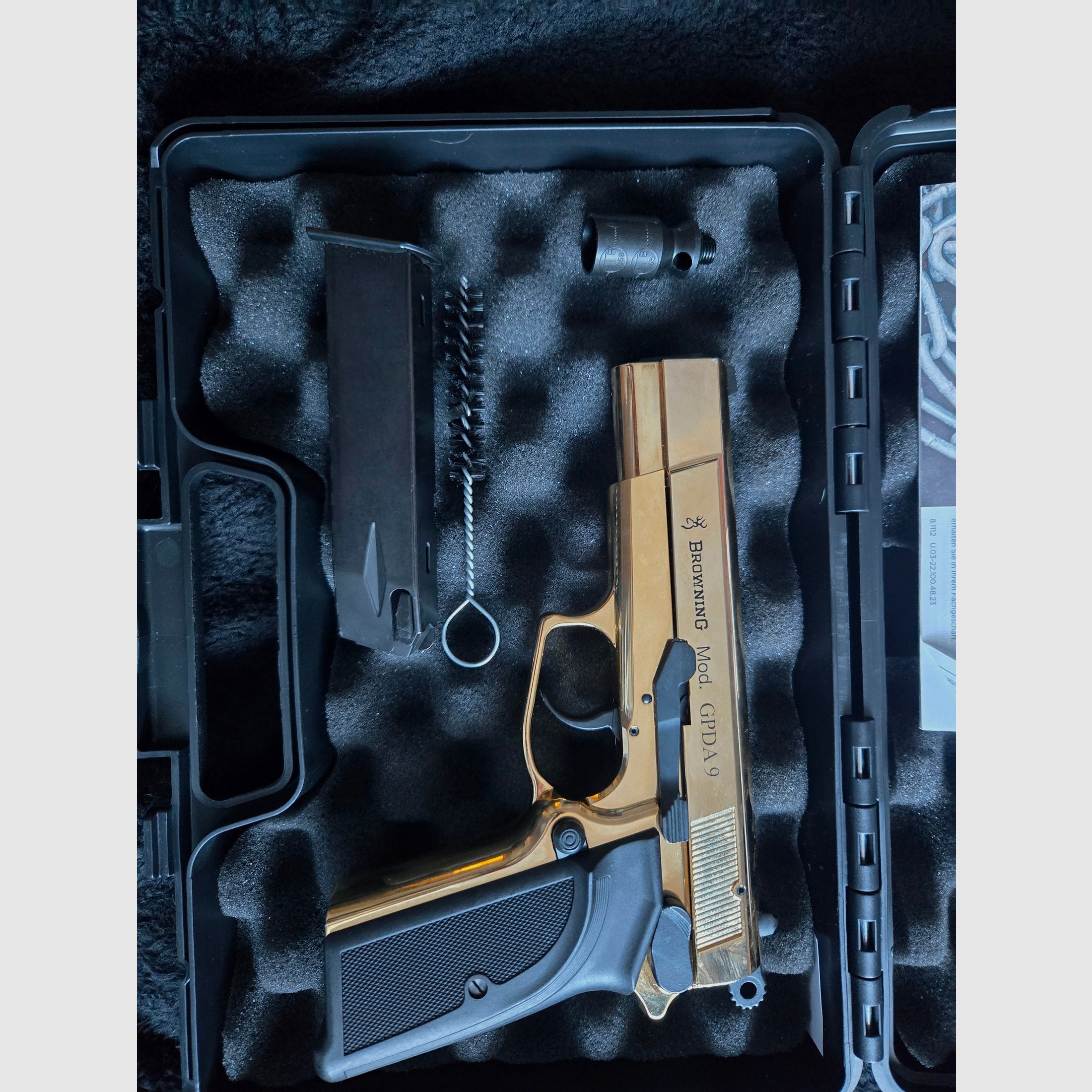 Browning GPDA9 Schreckschuss Pistole 9mm P.A.K. Gold
