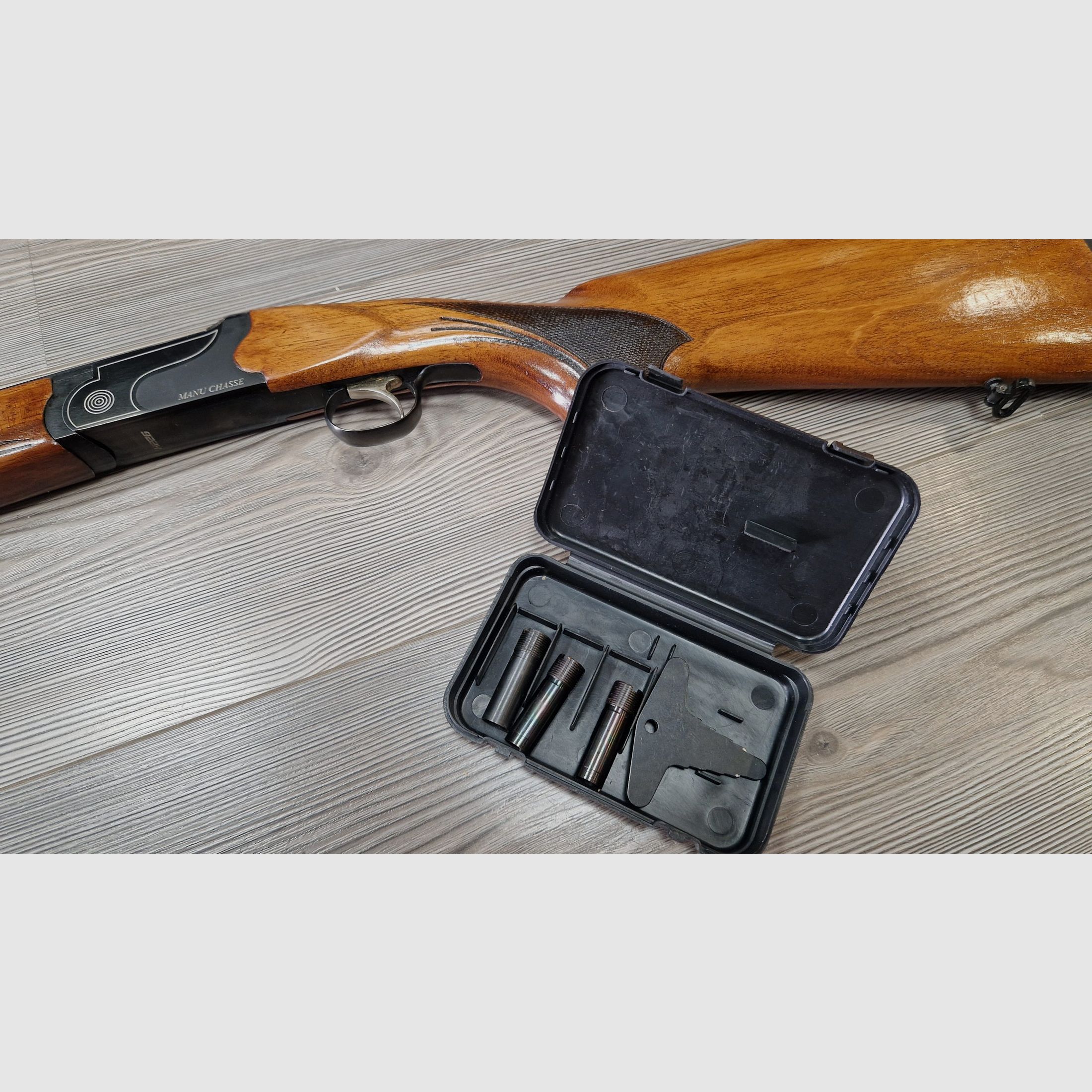 MANUCHASSE (KHAN ARMS) Superposed Mod. K226 – Kaliber 410 (12mm Magnum) gebraucht, Bild 10 von 10