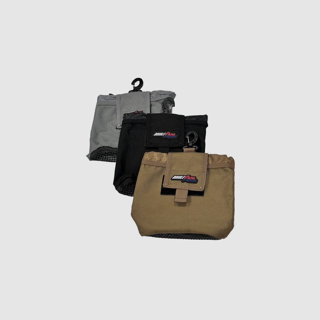 DOUBLE-ALPHA ACADEMY Brass Collection Pouch - Szary