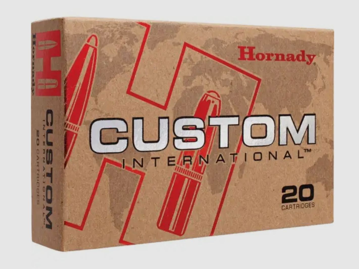 Hornady 80993 Munition .308 Win. 11,7g 180grs. Interlock SP Custom International 20 Stück