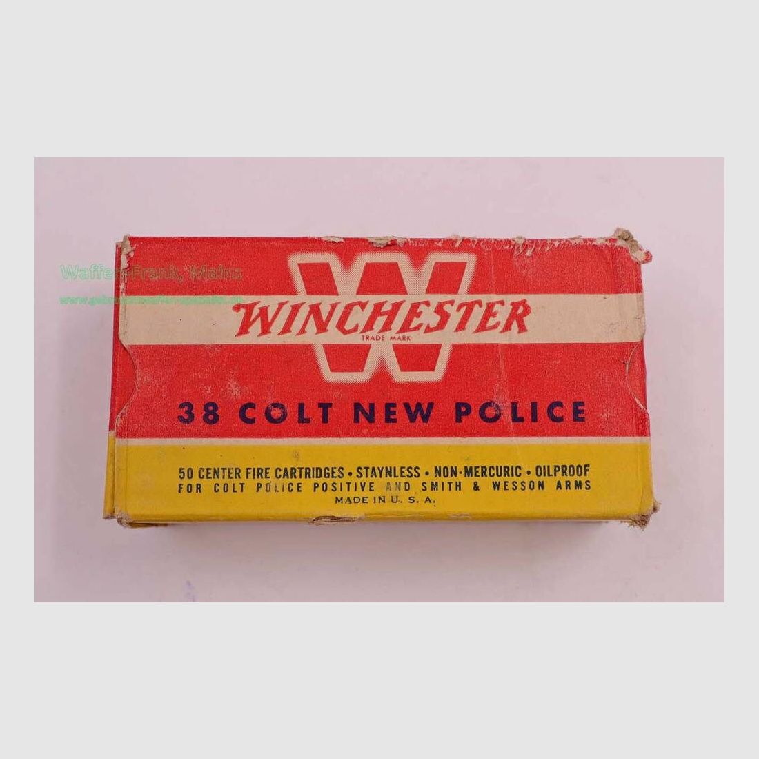 Winchester - USA Revolvermunition .38Colt New Police