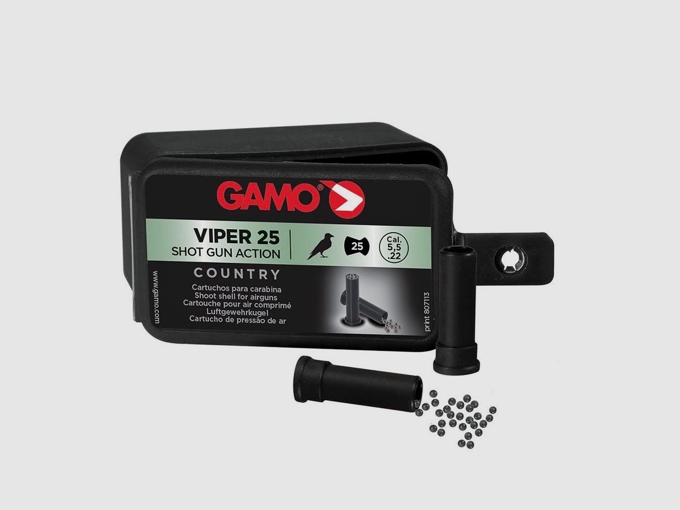 GAMO Viper 25 Geschosse 5,55m/.22 (25Stück)