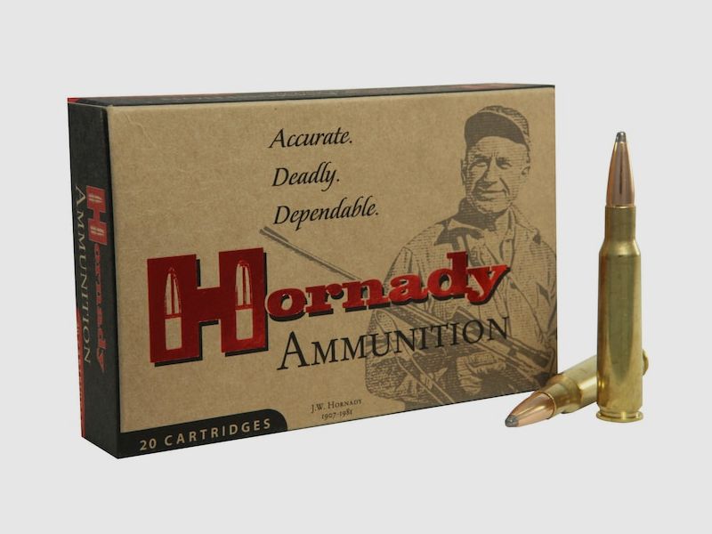 Hornady Custom .275 Rigby 140GR InterLock SP 20 Patronen