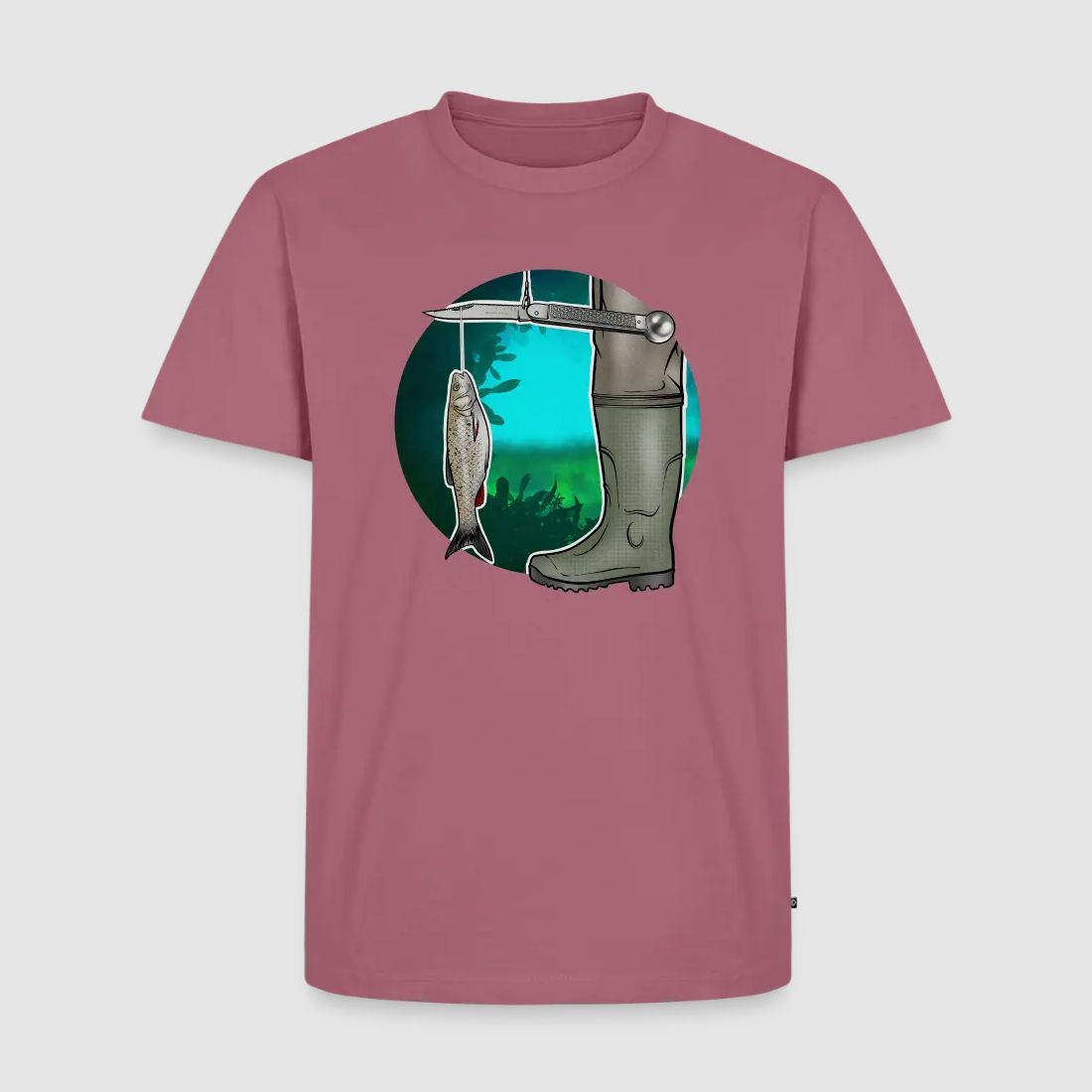PUMA Men´s Premium T-Shirt „Waagemesser – Petri Heil"