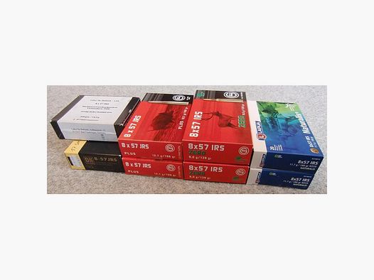 MUNITION: 145 PATRONEN KAL. 8x57IRS, AB LAGER LIEFERBAR!!!