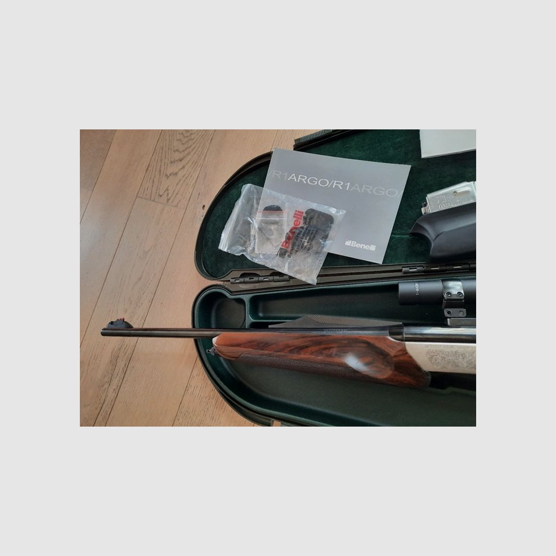 SLB Benelli Argo de Luxe 30.06 im Koffer inkl. EAW; kein: Sauer 303, 1-6x24 Noblex, Zeiss, Meopta